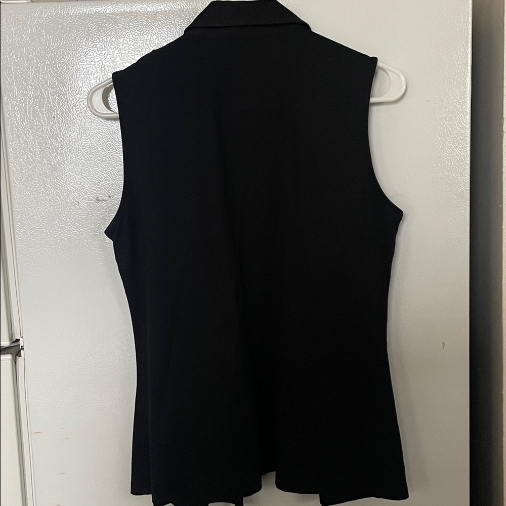 J.Mclaughlin Medium Collared Black Sleeveless But… - image 5